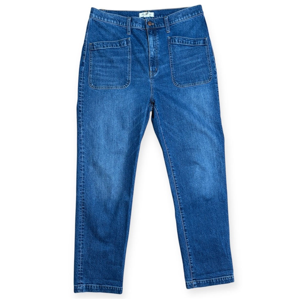 Madewell Classic Straight Full-Length Jean Surplus Pocket Edition Sz 32